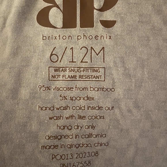 Brixton Phoenix Brown Check | Bamboo Zip Romper - Picture 3 of 4